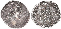 Tetradrachme Jahr 20 = 61 V. Chr. Paphos. Kopf Des Ptolemaios R./ΠΤΟΛΕΜΑΙΟΥ ΒΑΣΙΛΕΩΣ. Adler Auf Bltzbündel L. 14,00 G. V - Griekenland