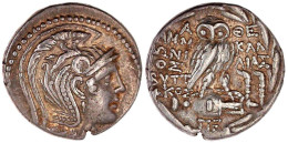 Tetradrachme "neuen" Stils 118/117 V. Chr. Magistraten Ammonios Und Kallias. 16,71 G. Sehr Schön/vorzüglich, Kl. Schrötl - Griechische Münzen
