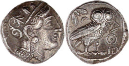 Tetradrachme 353/294 V. Chr. Kopf Der Athena R./Eule. 16,89 G. Unbekannte östliche Münzstätte. Sehr Schön/vorzüglich Vgl - Grecques