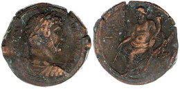 AE Drachme Jahr 16 = 132/133, Alexandria. Belorb., Drap. Brb. R./Nilus Thront L. 26,78 G. Sehr Schön, Kl. Schrötlingsfeh - Oriental