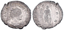 Antoninian 196/217. Drap. Brb. Mit Strahlenbinde R./VENVS VICTRIX. Venus Steht L. 3,88 G. Sehr Schön. RIC 311c. - Other & Unclassified