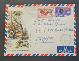 Nouvelles Calédonie,  Timbres Numéros 433 Et PA 190 Sur Lettre. - Storia Postale