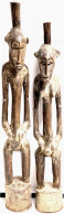 Elfenbeinküste: Paar Ebenholzfiguren Der Senufo, Mann Und Frau. Höhe 116 Und 106 Cm. KEIN VERSAND/NO SHIPPING POSSIBLE - Otros & Sin Clasificación