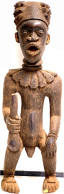 Kamerun: Sogen. "Lefem" Königsstatue Vom Stamm Der Bangwa. Holz, Höhe 98 Cm. Vgl. Metropolitan Museum Of Art, Inv.-Nr. 3 - Other & Unclassified