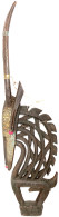Mali, Stamm Der Dogon: Tyi Wara (Tanzmaske Für Regen Und Ernte) In Form Eines Stilisierten Antilopenkopfes. Holz, Höhe 1 - Sonstige & Ohne Zuordnung