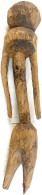 Mali: Holzfigur Der Tellem. Höhe 44 Cm. Div. Risse - Other & Unclassified