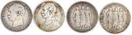 2 Stück: 1 Franc = 20 Cents 1905 Und 1907. Sehr Schön Und Schön/sehr Schön. Krause/Mishler 79 Und 81. - Dinamarca