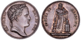 Silbermedaille O.J.(1805) Von Andrieu, Denon Und Jouannin. A.d. Medizinischen Hochschulen In Frankreich. 41 Mm; 41,57 G. - Autres & Non Classés