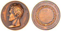Bronzemedaille 1833 Von Rogat Nach David. A.d. Staatsmann Antoine Jacques Claude Joseph Boulay De La Meurthe (1761-1840) - Autres & Non Classés