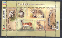 RSA 2005- Small Indeginous Animals M/Sheet - Nuevos