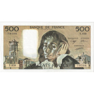 France, 500 Francs, Pascal, 1990, T.310, TTB+, Fayette:71.43, KM:156g - 500 F 1968-1993 ''Pascal''