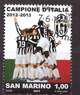 PIA - SAN  MARINO  - 2013 : Juventus Campione Di Calcio    - (SAS  2405) - Usados