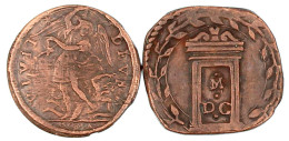 2 Kupfermünzen: Quattrino 1600 Und Quattrino O.J. Urban VIII. (1636/1637). Sehr Schön Und Schön - Vatican