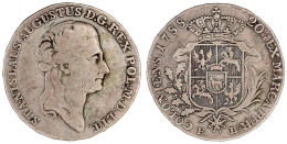 1/2 Taler 1788 EB. Schön/sehr Schön. Gumowski 2387. - Pologne