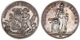 Sechzehnerpfennig O.J. (ab 1816) V. S. Burger. Von Einem Aufrechten, Rückwärts N. R. Blickenden Bären Gehaltenes Wappen, - Other & Unclassified