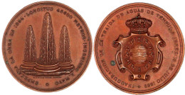 Bronzemedaille 1869 Von Wyon, A.d. Einweihung Der Neuen Wasserleitungen Von Tempul Nach Jerez. 45 Mm. Vorzüglich, Kl. Fl - Other & Unclassified