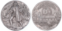 Aluminiummedaille 1961 Von T. Johnson. A.d. St.-Gaudens-Denkmal "Aspet" (das Studio Des 1907 Verstorbenen Medailleurs).  - Andere & Zonder Classificatie