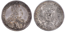 Reichstaler 1721, Hall. 28,57 G. Gutes Vorzüglich, Prachtexemplar Mit Schöner Tönung. Herinek 340. Davenport. 1053. - Gouden Munten