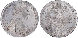 Maria-Theresien-Taler 1780 ICFA Nachprägung Wien 1795-1803. 27,96 G. Vorzüglich/Stempelglanz. Hafner 19a. - Gold Coins