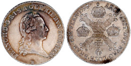 1/4 Kronentaler 1793 B, Kremnitz. Gutes Sehr Schön, Min. Justiert. Herinek 522. - Gold Coins