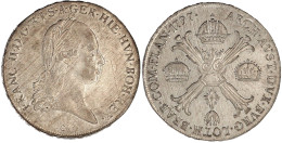 Kronentaler 1797 C, Prag. 29,44 G. Vorzüglich/Stempelglanz, Min. Berieben. Herinek 476. Davenport. 1180. - Goldmünzen