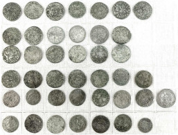 41 Silbermünzen: 25 X 3 Kreuzer Leopold I., 4 X 3 Kreuzer Erzherzog Ferdinand Karl, 1 Kreuzer Ferdinand II. 1616, 2 X 3  - Goldmünzen