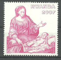 Rwanda 1982 Mi 1195 MNH  (ZS4 RWN1195) - Madonnas