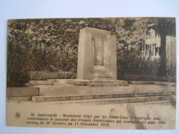 Oudenaarde Audenarde Monument érigé Par Les Etats-Unis D'Amerique Souvenir Des Troupes Américaines En 1918 Gelopen 1939 - Oudenaarde