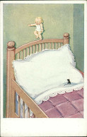 W.S.S.B. 1910s POSTCARD - GIRL & MOUSE IN THE BED - N. 5809 (5443) - Feiertag, Karl