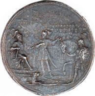 Einseitige Eisengussmedaille 1716 Von Gennaro (Berliner Nachguss Um 1820). Auf Die Waldsteinische (Wallensteinische) Fam - Gold Coins