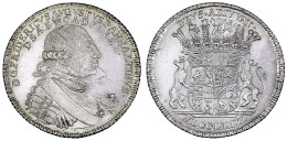 1/2 Konventionstaler 1763, Zerbst. 12,89 G. Fast Stempelglanz, Prachtexemplar, Selten. Mann 362. - Monedas En Oro