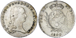 Konventionstaler 1800. 27,78 G. Gutes Sehr Schön, Justiert, Selten. Thun 32. AKS 4. Hahn 427. - Monete D'oro