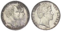 Geschichtsdoppeltaler 1842. Maximilian U. Marie. Randschrift B. Gutes Vorzüglich, Leicht Berieben, Feine Tönung. Jaeger  - Pièces De Monnaie D'or