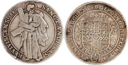 1/3 Ausbeutetaler Feinsilber 1690 HB (Heinrich Bonhorst), Clausthal. Ausbeute Der Grube St. Andreas. Sehr Schön, Interr. - Gold Coins