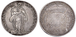 Ausbeutetaler 1695 HB Clausthal (Heinrich Bonhorst) St. Andreas. Rosette Hinter REVIVISCENS. 29,26 G. Sehr Schön/vorzügl - Pièces De Monnaie D'or