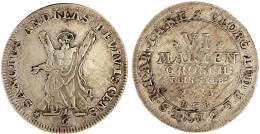 VI Ausbeute-Mariengroschen 1713 HCB, Clausthal. Ausbeute Der Grube St. Andreas. Gutes Sehr Schön, Selten. Welter 2182. K - Pièces De Monnaie D'or