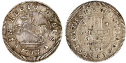 IIII Mariengroschen Feinsilber 1713 HCB, Clausthal. Springendes Roß. Gutes Sehr Schön, äußerst Seltener Jahrgang. Welter - Gold Coins