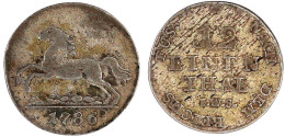 1/12 Taler 1786 IWS, Clausthal. Springendes Ross. Sehr Schön, Sehr Selten. Welter 2853. Fiala -. Knigge -. Knyphausen 38 - Pièces De Monnaie D'or