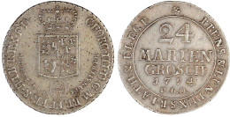 24 Mariengroschen (2/3 Taler Feinsilber) 1794 PLM (Philipp Ludewig Magius), Clausthal. Fast Vorzüglich. Welter 2817. Fia - Pièces De Monnaie D'or
