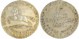 16 Gute Groschen 1827. Vorzüglich, Kl. Kratzer. Jaeger 23 H. AKS 38.. Welter 3016. - Gold Coins