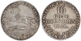 16 Gute Groschen 1829. Gutes Sehr Schön, Schöne Patina. Jaeger 23h. AKS 38. Welter 3016. - Gold Coins