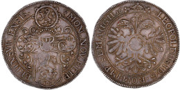 Breiter 1 1/4 Reichstaler 1659, Mit Titel Leopolds I. Wert In Kartusche Unter Wappen. 35,68 G. Vorzüglich, Schöne Tönung - Pièces De Monnaie D'or