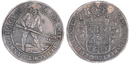 Reichstaler, Sog. Hausknechtstaler 1663 HS, Goslar. 28,99 G. Sehr Schön/vorzüglich, Gestopftes Loch. Welter 822. Davenpo - Pièces De Monnaie D'or