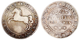 24 Mariengroschen 1690, Braunschweig. Springendes Ross Im Kranz, Wert In 4 Zeilen Und Schreibfehler DD:BB:& LUNEB. F - Gold Coins