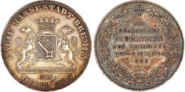 Taler 1863. 50 Jahre Befreiung Deutschlands. Sehr Schön/vorzüglich, Kl. Kratzer, Schöne Patina. Jaeger 26. Thun 124. AKS - Goldmünzen