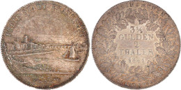 Doppeltaler 1841. Stadtansicht. Gutes Vorzüglich, Schöne Patina. Jaeger 15. Thun 130. AKS 3. - Gouden Munten