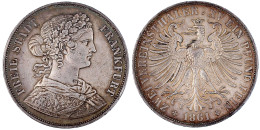 Vereinsdoppeltaler 1861. Sehr Schön/vorzüglich, Kl. Kratzer Und Randfehler. Jaeger 43. Thun 145. AKS 4. - Gold Coins