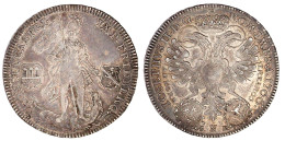 1/2 Konventionstaler 1766, Nürnberg. Mit Titel Josefs II. 13,97 G. Vorzüglich/Stempelglanz, Schöne Patina. Lejeune 79. - Gold Coins