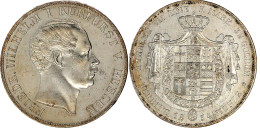 Vereinsdoppeltaler 1854. Vorzüglich/Stempelglanz, Min. Kratzer Und Kl. Randfehler. Jaeger 47a. Thun 188. AKS 60. - Pièces De Monnaie D'or