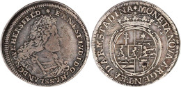 1/2 Reichstaler (Gulden) 1693 IAR (Johann Adam Rebhuhn), Gießen. 17,00 G. Fast Sehr Schön, äußerst Selten. Hoffmeister 3 - Gold Coins